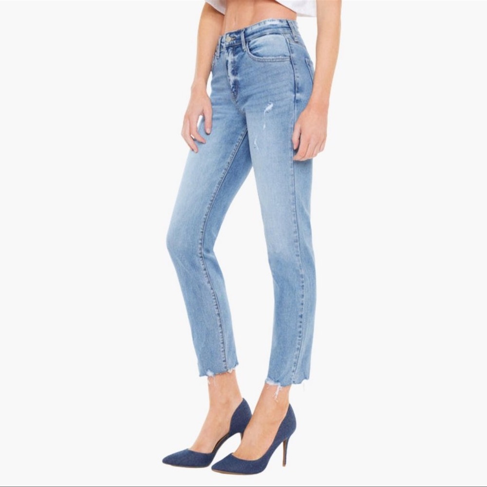 KanCan High Rise Slim Straight Jeans—NWT